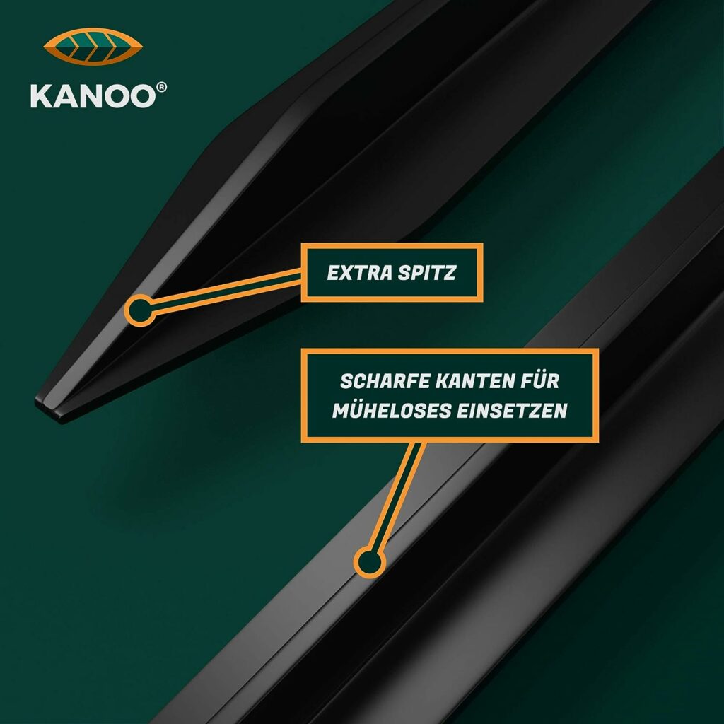 kanoo® Kit dinstallation avec câble Robot Tondeuse + Piquet de Fixation pour Jardin + connecteurs de câble | pour Installation du câble de délimitation Robot Tondeuse dans Un Jardin