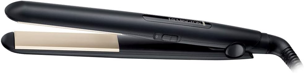 Remington Lisseur Cheveux [4X protection] Ceramic Slim (Revêtement Céramique Tourmaline Antistatique Glisse facile, chaleur homogène Brillance) Fer à lisser S1510