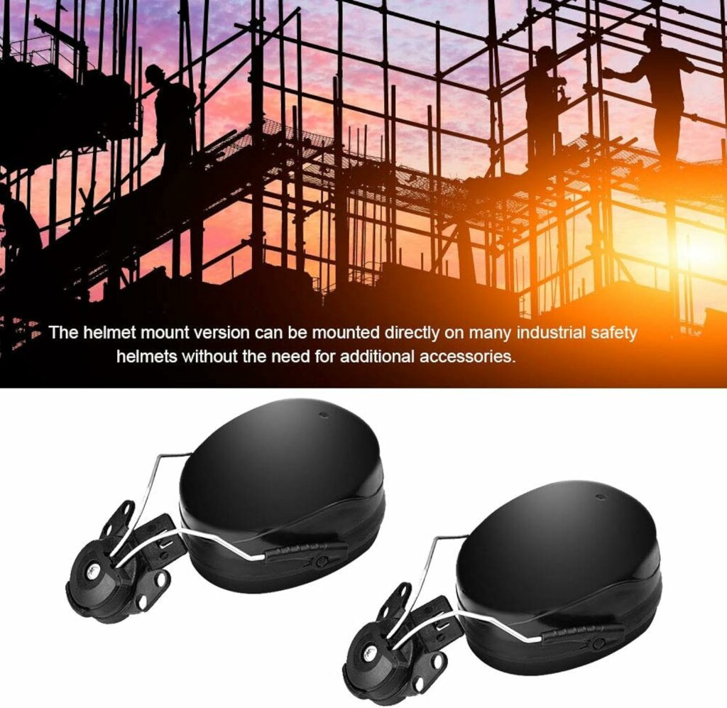 Cache-oreilles pour casque de sécurité - Protection auditive antibruit avec protection auditive