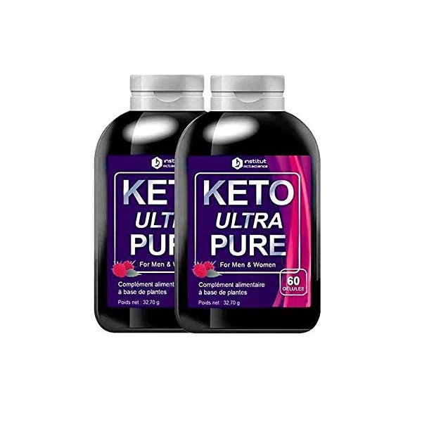 Formule Keto Ultra Pure Booster dénergie - Cure 2 mois - Aide à la perte de poids - Ingrédients 100% Naturels