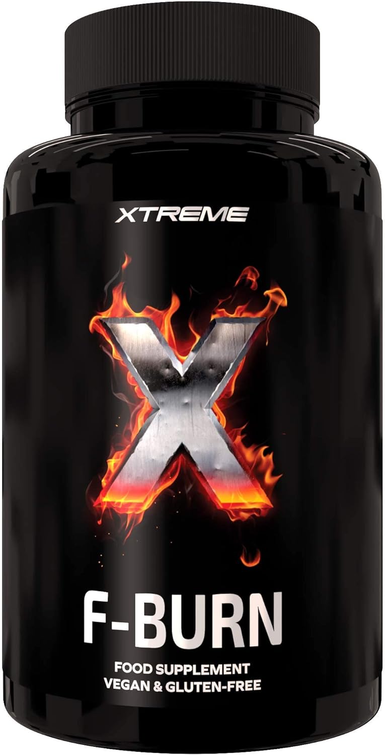 Xtreme F-Burn | Ingrédients 100% Naturels de Brûleur de Graisses | 100 Pilules de Perte de Poids Keto Vegan Maca  Garcinia Puissance | Préserve les Muscles | Coupe-Faim Naturel |Certifié en Lab